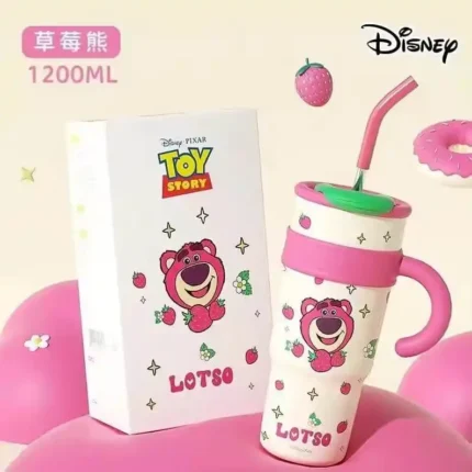 Disney Lotso Steel Tumbler with Straw 1200ml